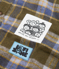 Lo-Fi Healing Flannel Shirt - Olive thumbnail
