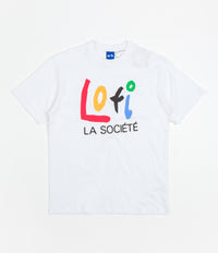 Lo-Fi La Societe T-Shirt - White thumbnail