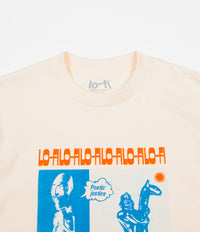 Lo-Fi Poetic Justice T-Shirt - Cream thumbnail
