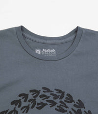 Mollusk Cloud Bird T-Shirt - Dull Indigo thumbnail