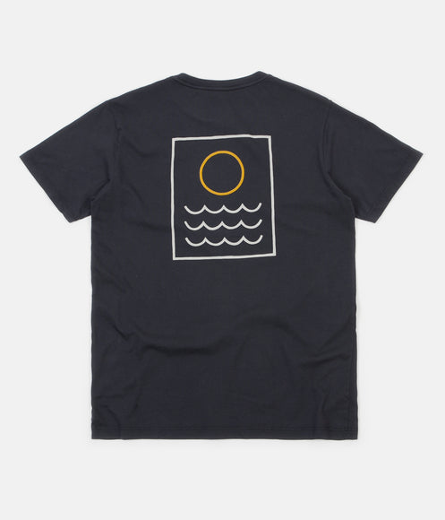 Mollusk Harvest Moon T-Shirt - Faded Navy