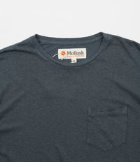 Mollusk Hemp Pocket T-Shirt - Dull Indigo thumbnail