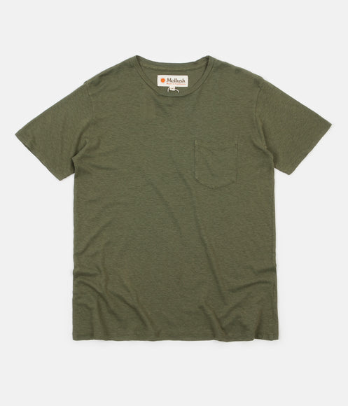Mollusk Hemp Pocket T-Shirt - Mash Green