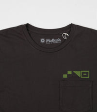 Mollusk High Low T-Shirt - Faded Black thumbnail