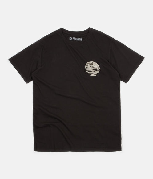Mollusk Moon Voyage T-Shirt - Faded Black