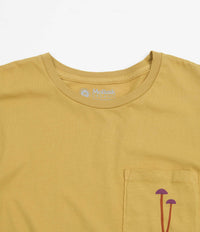 Mollusk Mushroom Pocket T-Shirt - Mustard thumbnail