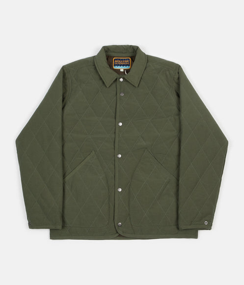 Mollusk Quilted Barn Jacket - Deep Forest