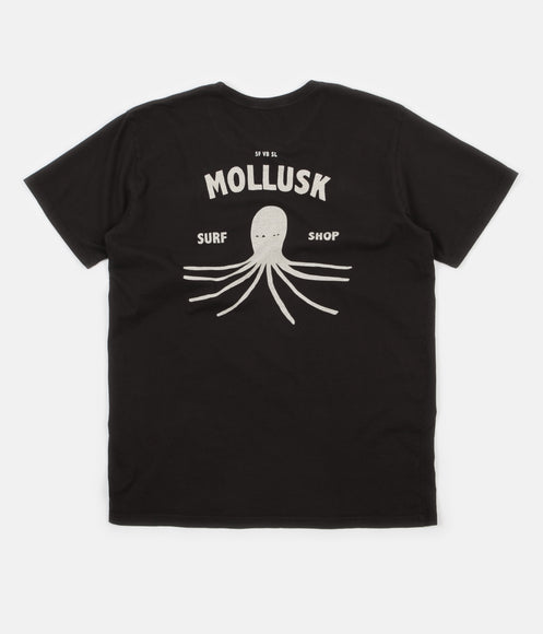 Mollusk Shop T-Shirt - Faded Black