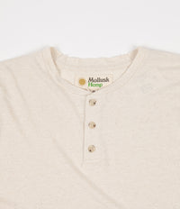 Mollusk Short Sleeve Henley T-Shirt - Natural thumbnail