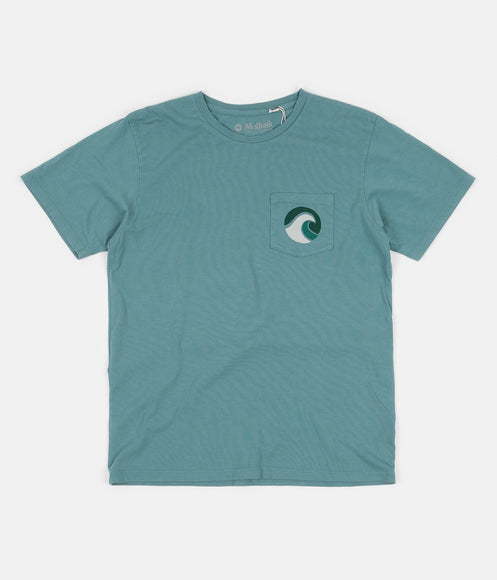 Mollusk Small Wave T-Shirt - Washed Sapphire
