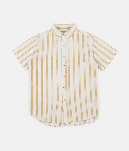 Mollusk Summer Shirt - Yellow Stripe
