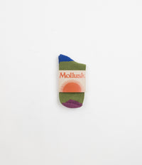 Mollusk Womens Color Block Socks - Moss thumbnail