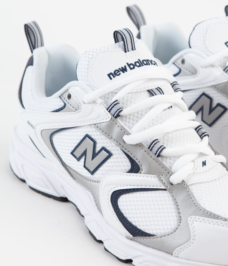 New Balance 408 Shoes - White / Grey | Always in Colour