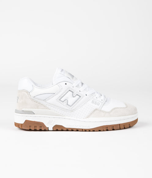 New Balance 550 Shoes - White / Gum