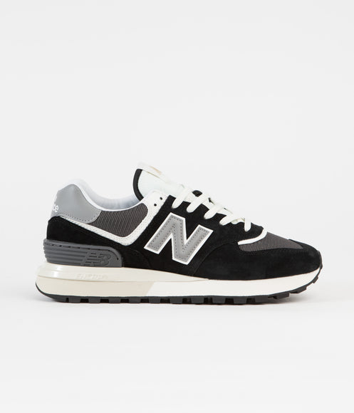 New Balance 574 Shoes - Black / Grey / White