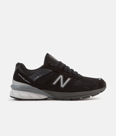 New Balance 990 v5 Made In US Shoes - Black / Silver