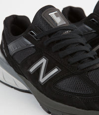 New Balance 990 v5 Made In US Shoes - Black / Silver thumbnail