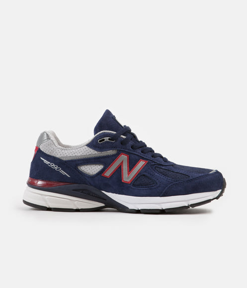 New Balance M990V4 Made In US Shoes - Navy