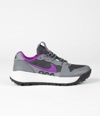 Nike ACG Lowcate Shoes - Smoke Grey / Dark Smoke Grey - Vivid Purple thumbnail