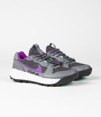 Nike ACG Lowcate Shoes - Smoke Grey / Dark Smoke Grey - Vivid Purple thumbnail