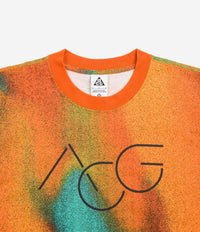 Nike ACG Print Long Sleeve T-Shirt - Tour Yellow / Light Menta / Campfire Orange thumbnail