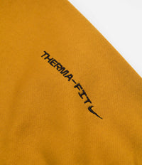 Nike ACG Therma-FIT Fleece Crewneck Sweatshirt - Gold Suede / Summit White / Off Noir thumbnail