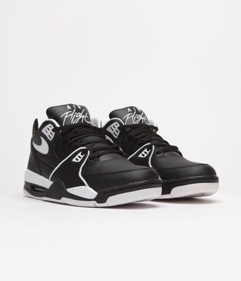 Nike Air Flight 89 Shoes in Black and White