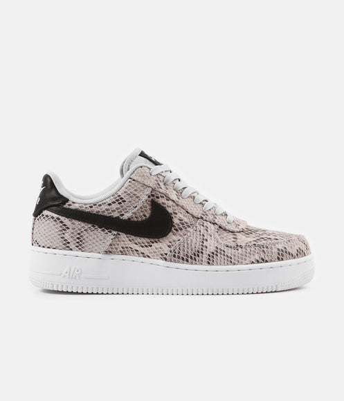 Nike Air Force 1 '07 Premium Shoes - White / Black - Pure Platinum