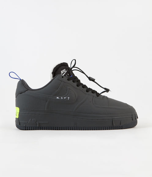 Nike Air Force 1 Experimental Shoes - Black / Anthracite - Chile Red - Hyper Royal