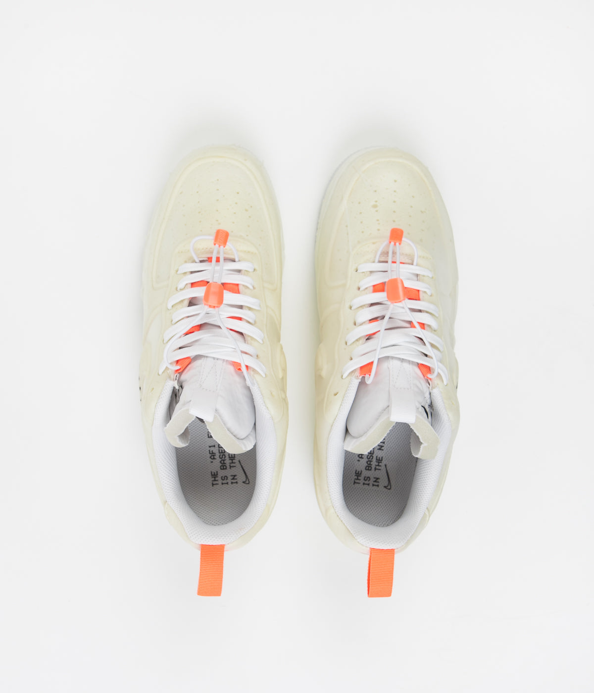 Nike Air Force 1 Experimental Shoes White Sail Atomic Orange B Always in Colour