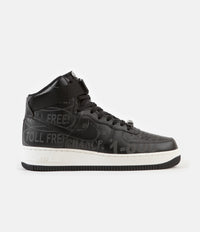 Nike Air Force 1 High '07 Premium Shoes - Black / Black - Sail - Vast Grey thumbnail