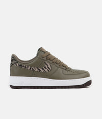 Nike Air Force 1 Premium AOP Shoes - Medium Olive / Khaki - Velvet Brown - White thumbnail