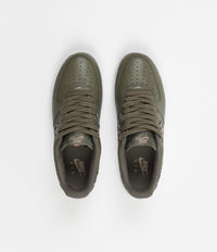 Nike Air Force 1 Premium AOP Shoes - Medium Olive / Khaki - Velvet Brown - White thumbnail