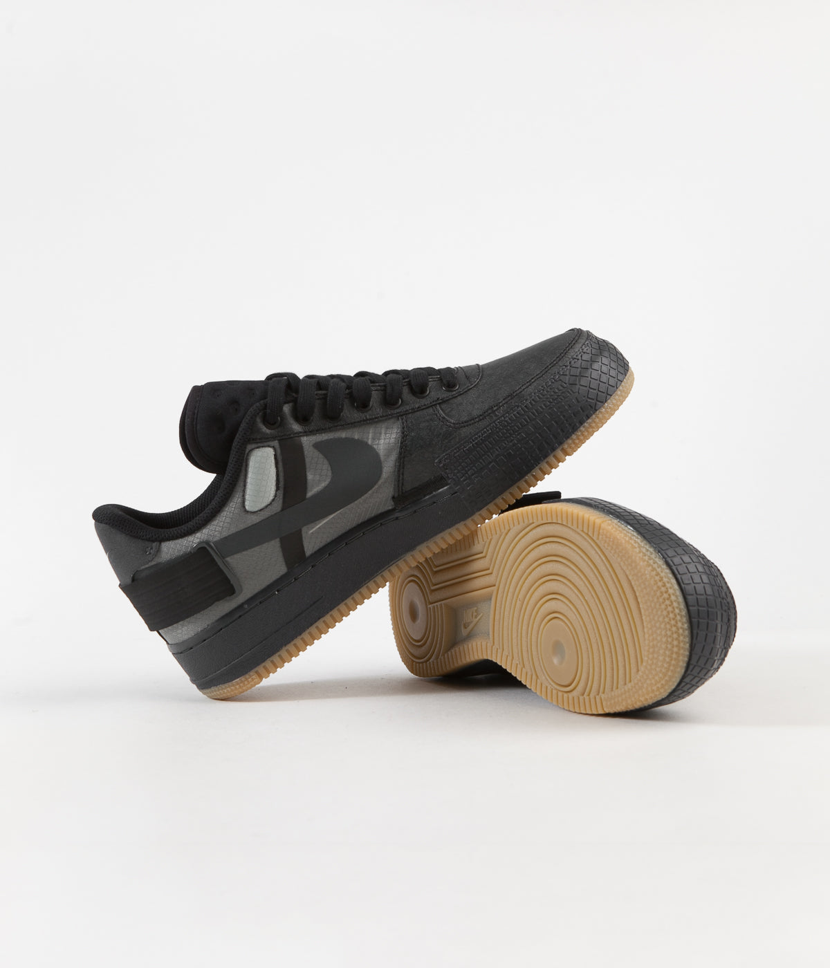 Air force one black gum sole outlet