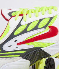 Nike Air Ghost Racer Shoes - White / Atom Red - Neon Yellow - Dark Grey thumbnail