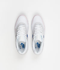 Nike Air Max 1 Centre Pompidou Shoes - Pure Platinum / Royal Blue - White thumbnail