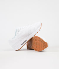 Nike Air Max 1 Shoes - White / White - White - Gum Med Brown thumbnail