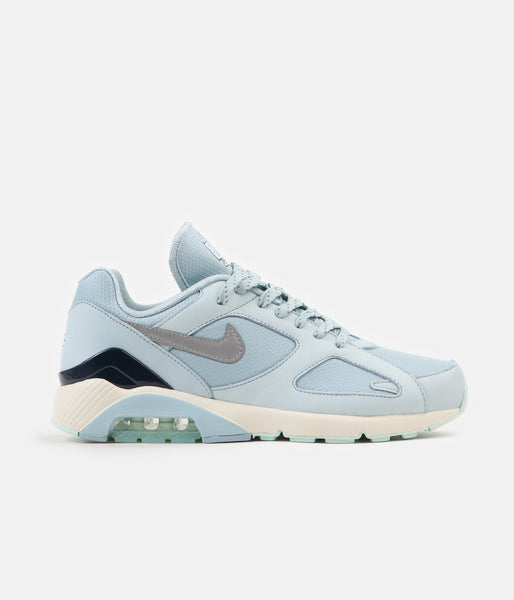 Nike Air Max 180 Shoes Ocean Bliss Metallic Silver Igloo