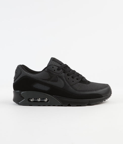 Nike Air Max 90 Shoes - Black / Dark Smoke Grey - Black