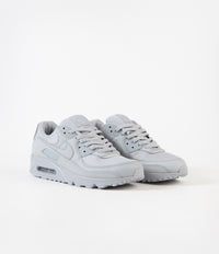 Nike Air Max 90 Shoes - Wolf Grey / Wolf Grey - Wolf Grey - Black thumbnail