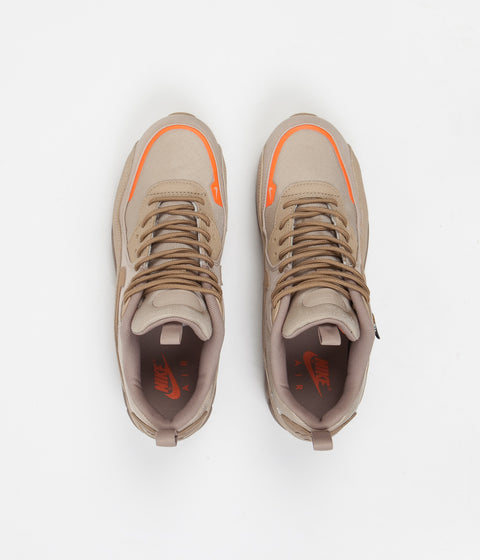 Nike Air Max 90 Surplus Shoes in Desert and Desert Camo and Safety Orange