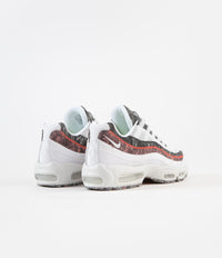 Nike Air Max 95 Shoes - White / Photon Dust - Bright Crimson thumbnail