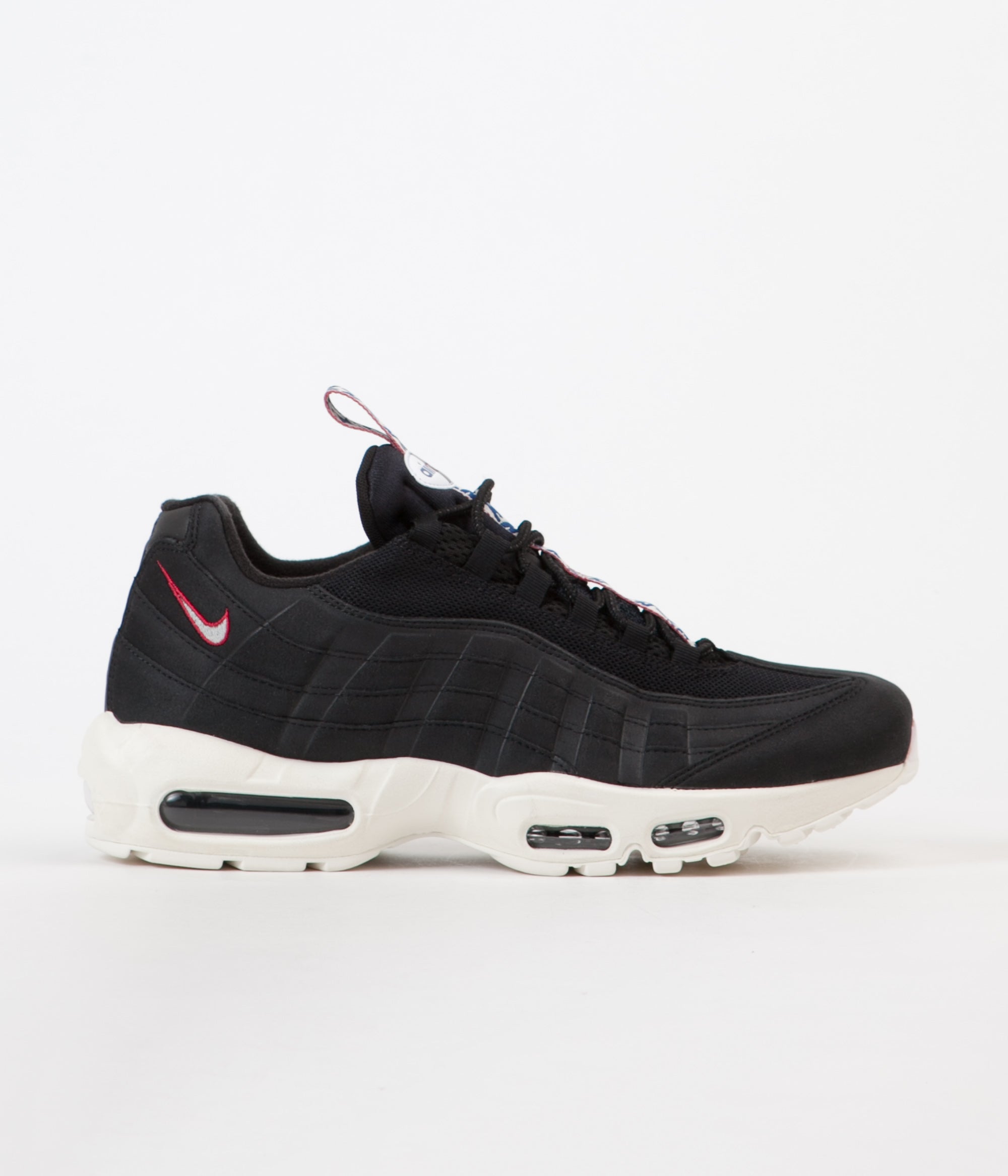 Nike Air Max 95 TT Shoes - Black / Sail - Gym Red | Always in Colour