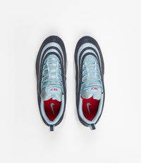 Nike Air Max 97 Premium Shoes - Dark Obsidian / Ocean Bliss - University Red thumbnail