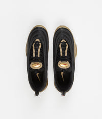 Nike Air Max 97 QS Shoes - Black / Varsity Red - Metallic Gold - White thumbnail