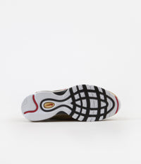 Nike Air Max 97 QS Shoes - Black / Varsity Red - Metallic Gold - White thumbnail