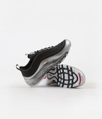 Nike Air Max 97 QS Shoes - Black / Varsity Red - Metallic Silver - White thumbnail