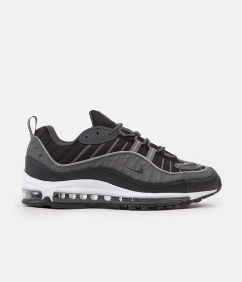 Nike Air Max 98 SE Shoes - Black / Anthracite - Dark Grey - White