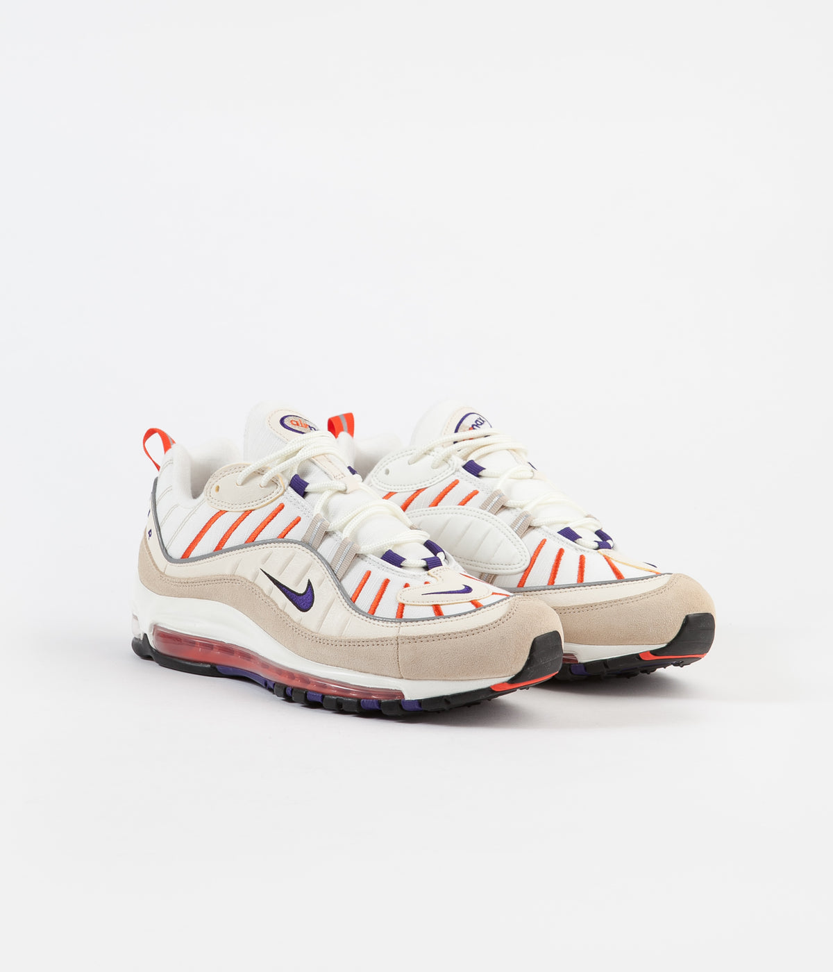 Nike air max 98 sail court purple light cream desert ore Clearance