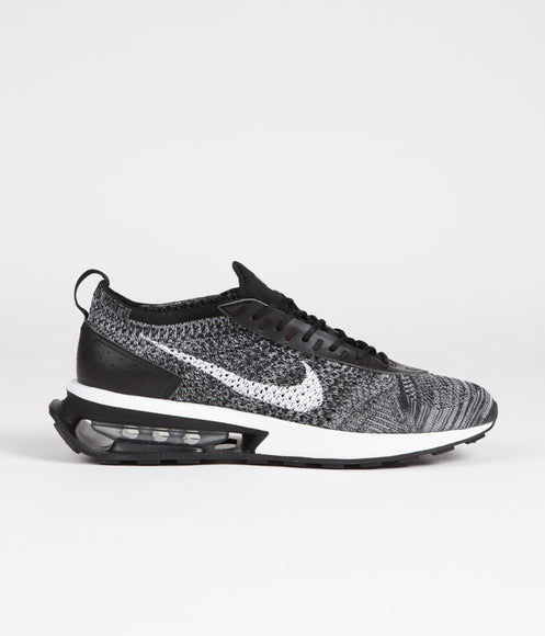 Nike Air Max Flyknit Racer Shoes - Black / White